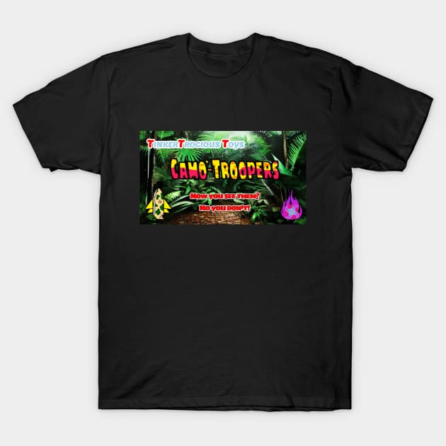 Camo Troopers T-Shirt by The RetroTinker